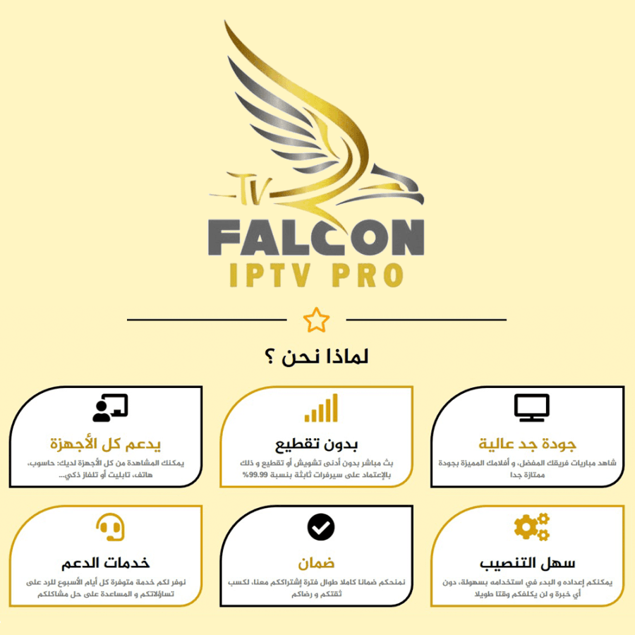 ⁦اشتراك فالكون برو FALCON سنة⁩ - الصورة ⁦3⁩